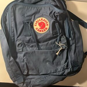 Blue Barely used Fjallraveb Kanken Backpack
